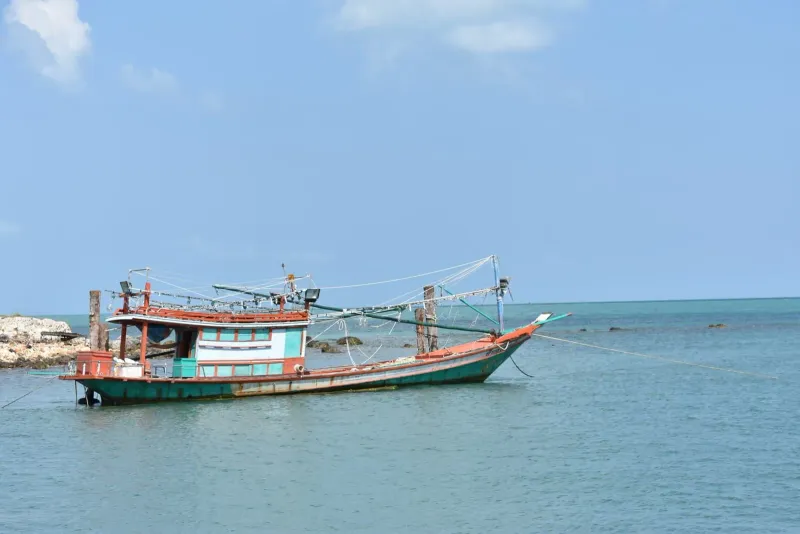 Bang Po Beach shoreline near Napasai Samui, Koh Samui, view 4