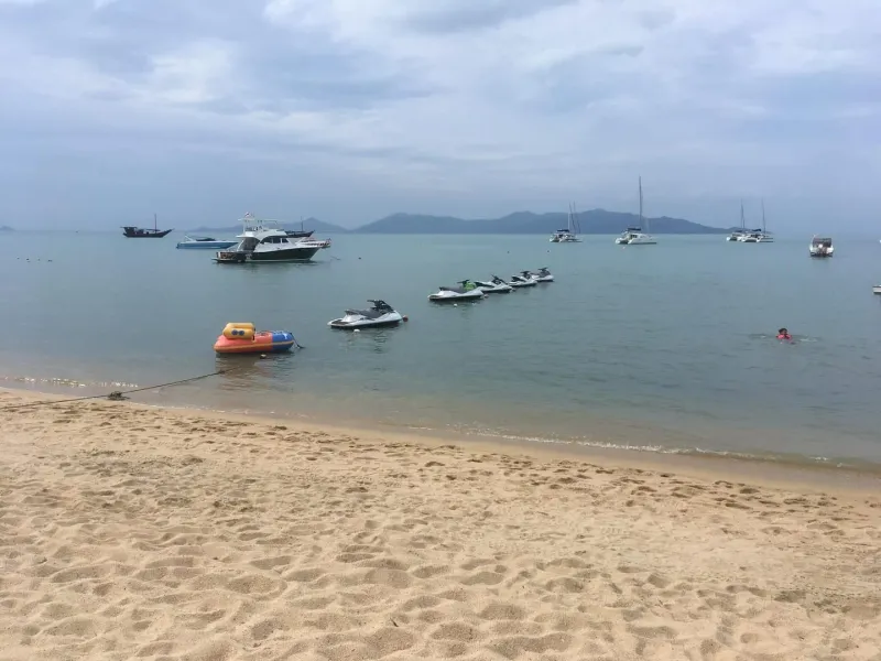 Ko Pha Ngan seen from Bophut Beach on Ko Samui