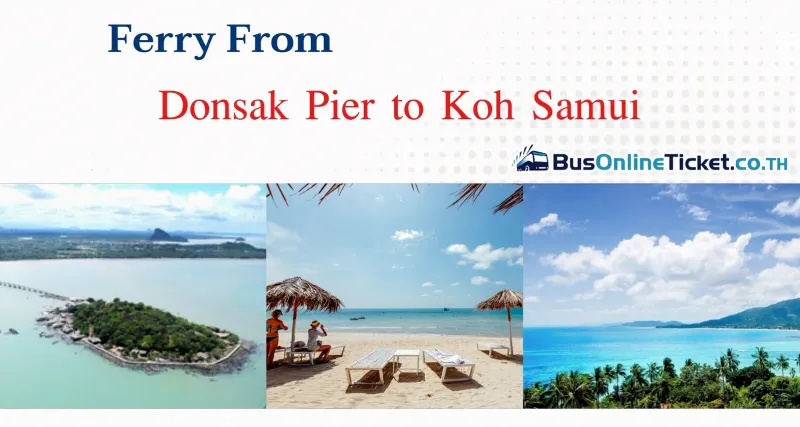 Car ferry crossing from Donsak Pier on the Surat Thani mainland to Koh Samui