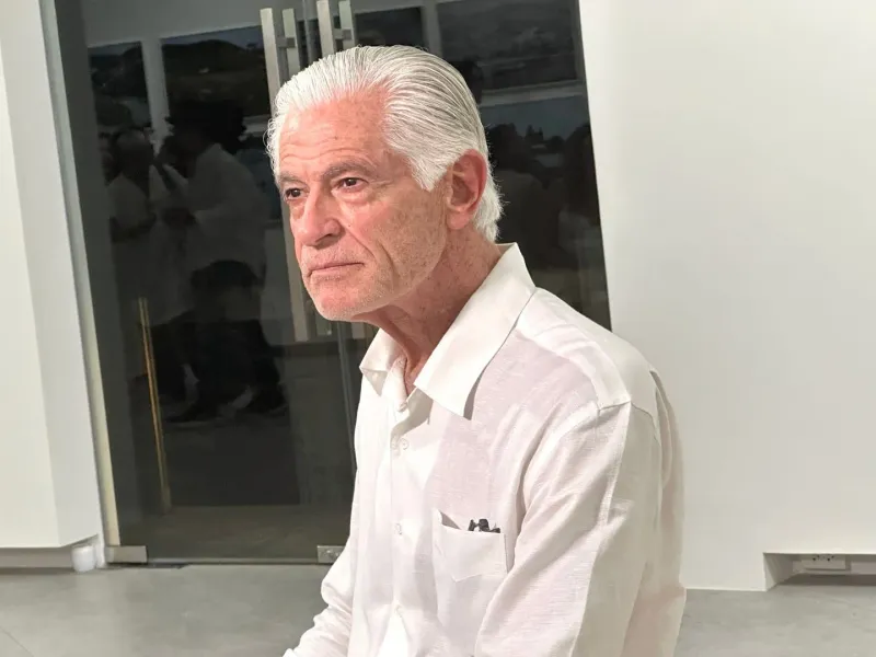 James Nachtwey attends his collaborated photo exhibition with Steve McCurry at House of Lucie gallery in Koh Samui, Thaila…