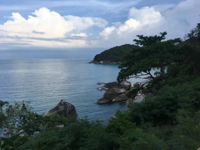 View from Elephant Rock between Chaweng and Lamai on Ko Samui