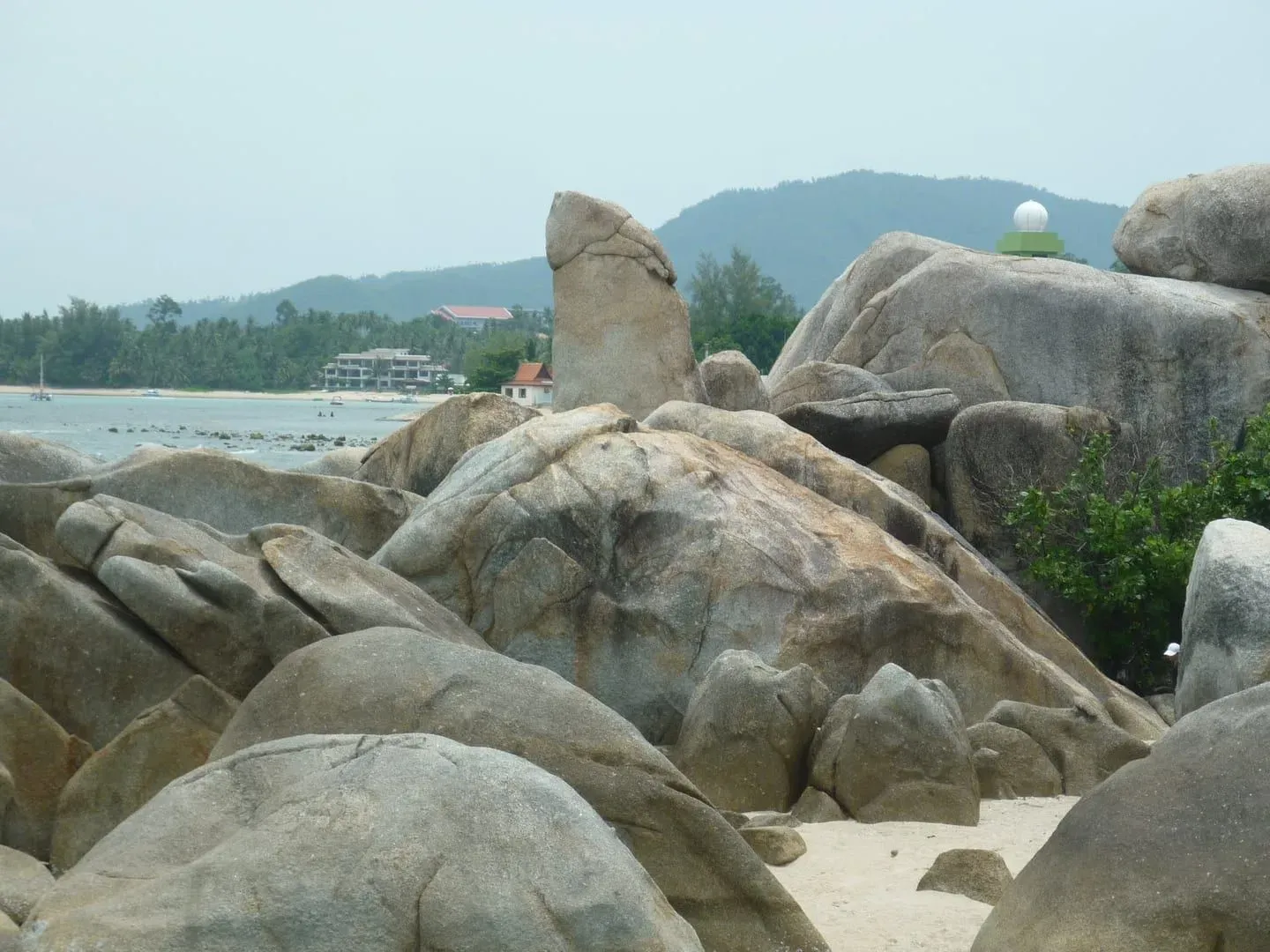 hin ta rock (grandpa rock) at Lamai beach, Ko Samui, Thailand
