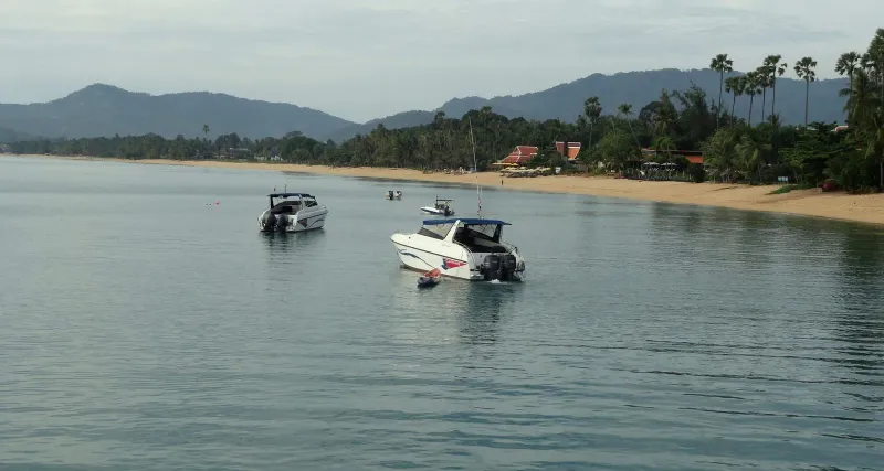 Lomprayah Pier, Maenam Beach, Koh Samui, view 6