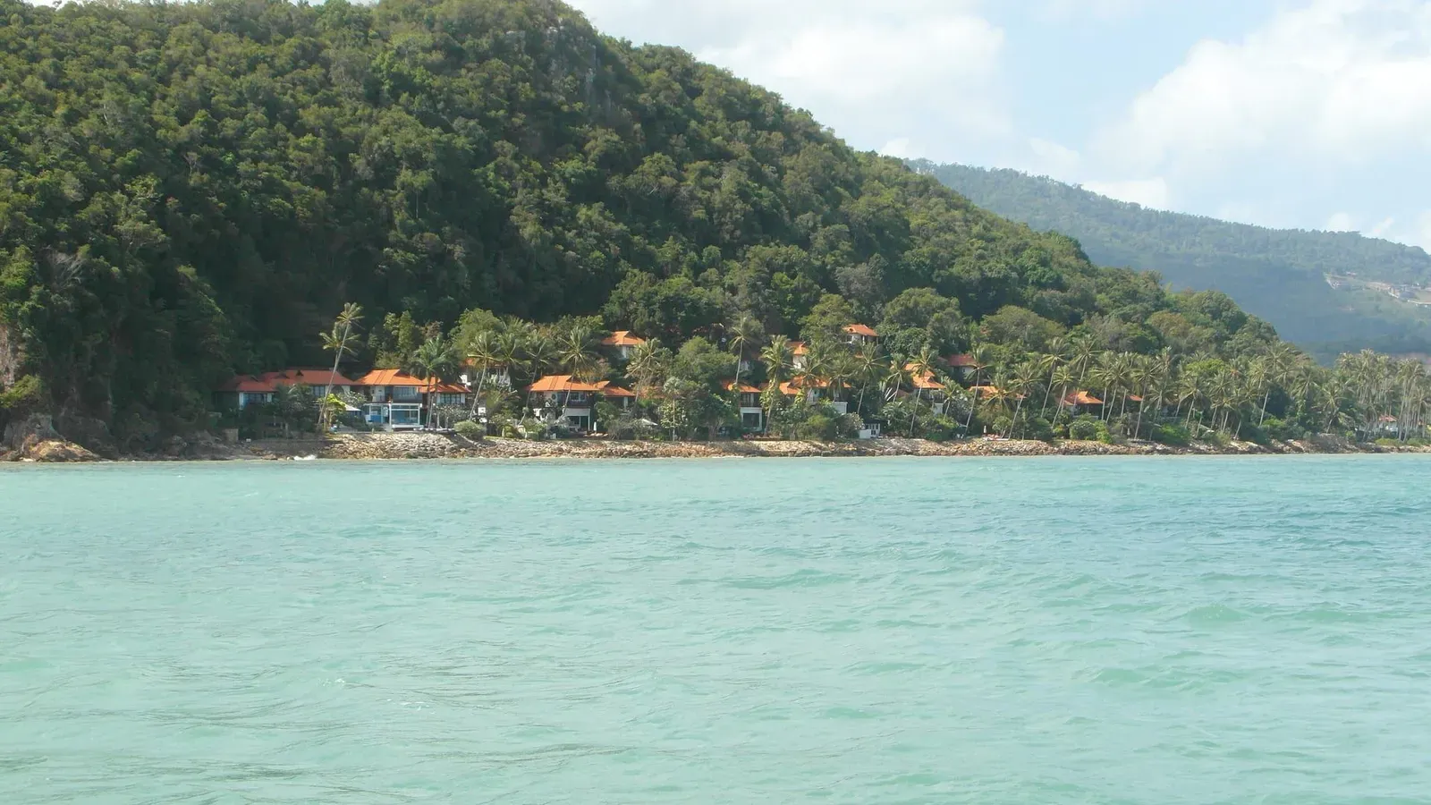Dense forested ridgeline typical of Koh Samui's undeveloped interior hills