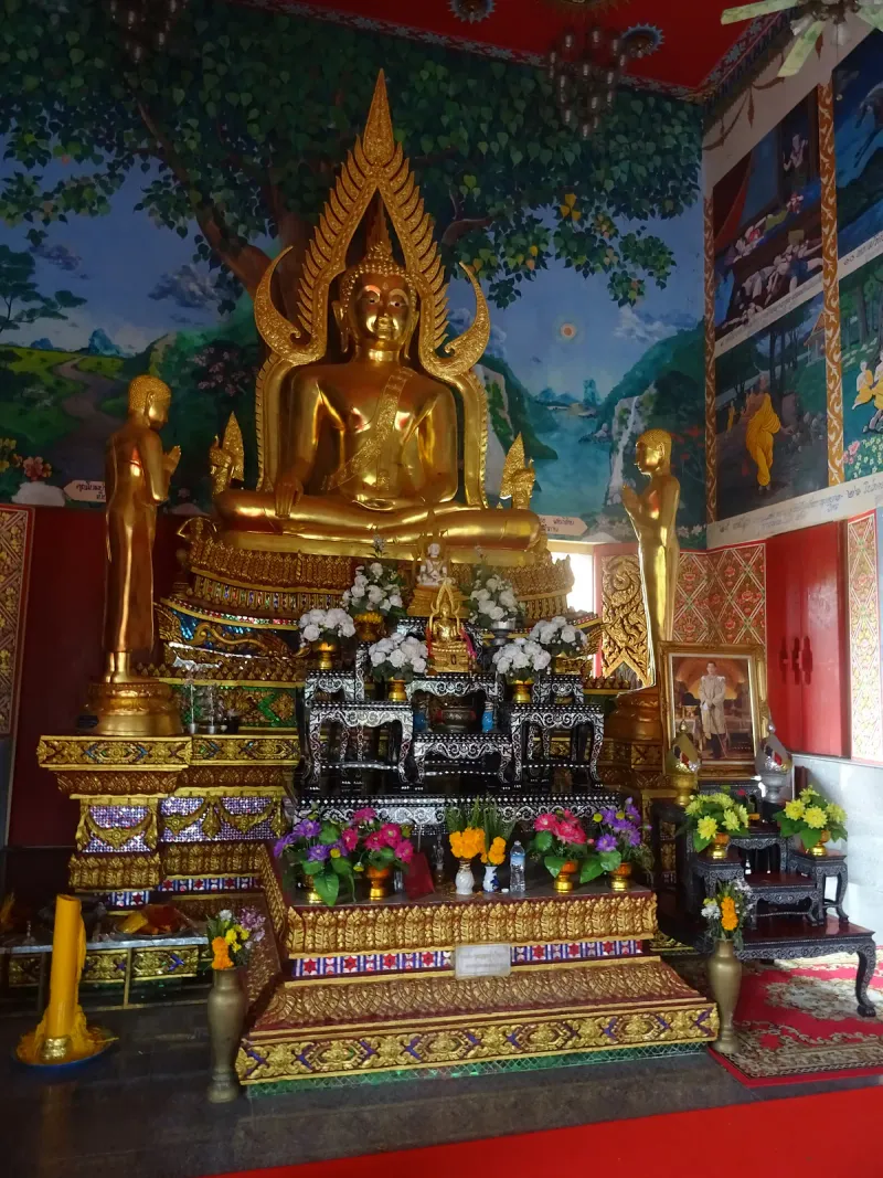 Wat Plai Laem temple complex on the northeast coast of Koh Samui