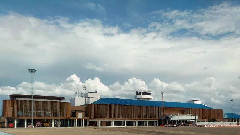 Surat Thani International Airport, the mainland airport used for budget flights and ferry transfers to Koh Samui