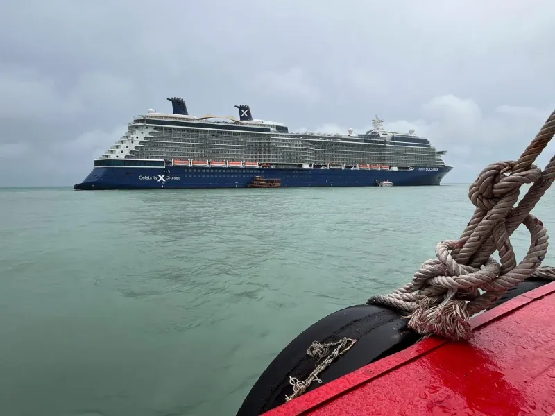 Moored off the cost of Koh Samui, Thailand: view 2