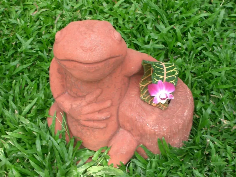 Frog figurine at Bo Phut Resort &amp; Spa