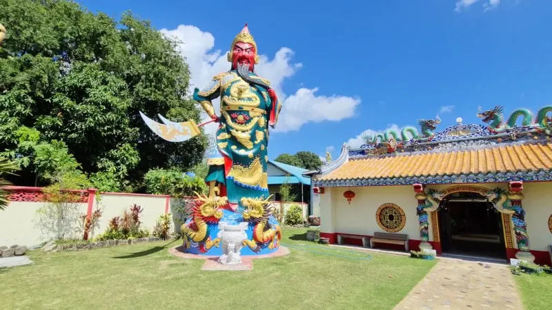 Guardian statue at Wat Chaeng, Nathon, Koh Samui