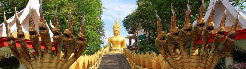 Shrine detail at Wat Lamai, Koh Samui